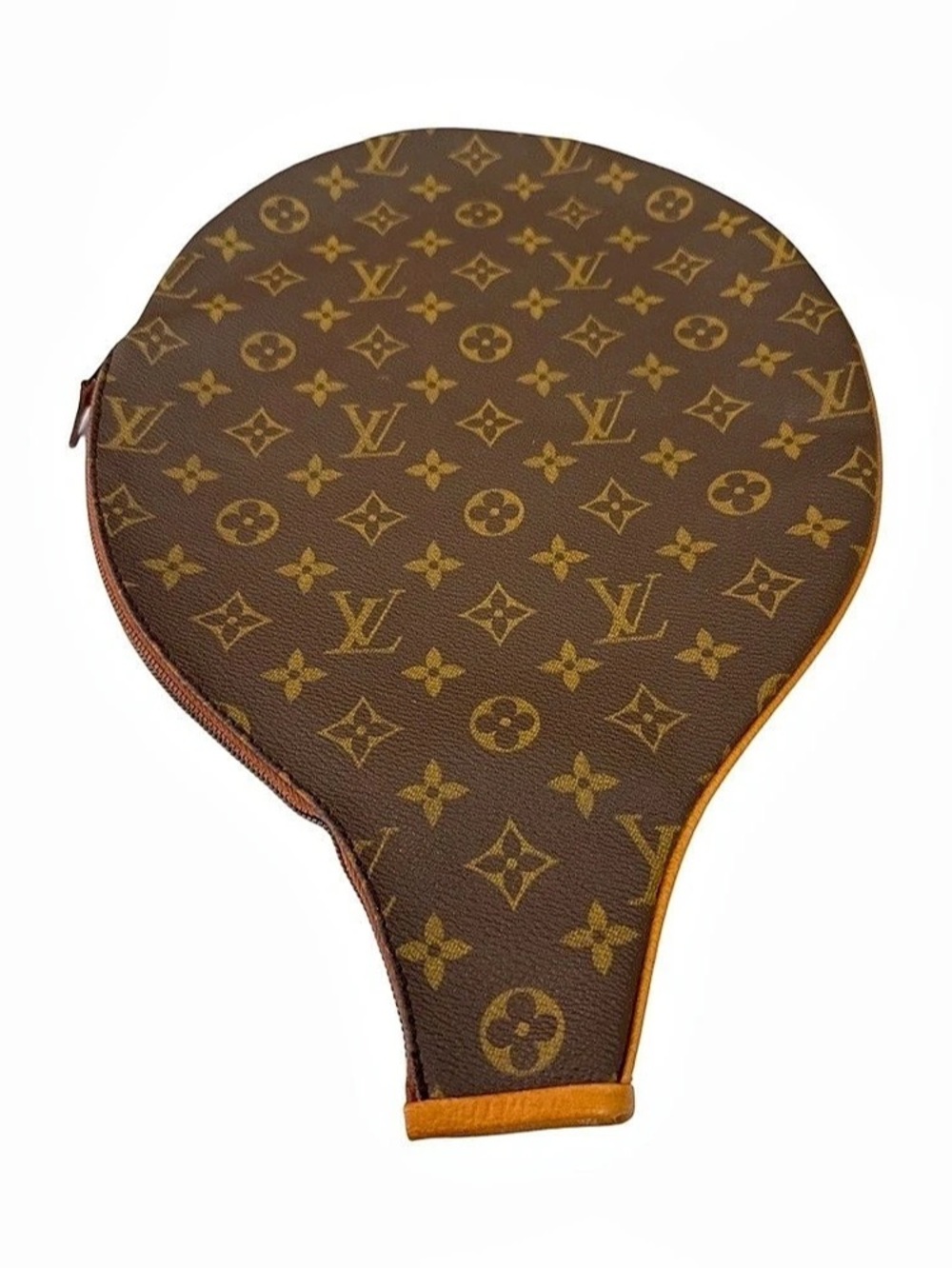 Louis Vuitton Vintage Monogram Tennis Racket Cover Monogram Cosmetic Pouch in
